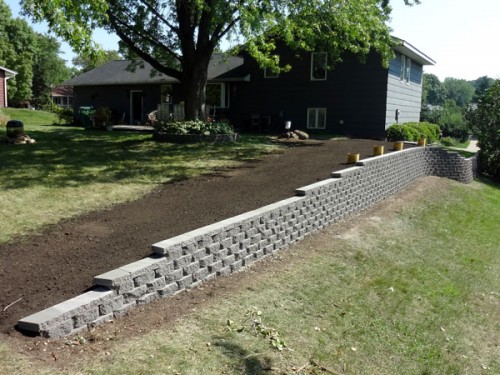 Modular Block Retaining Wall – Apple Valley